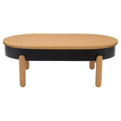 Table basse Batea L A - Oak Oak & Black