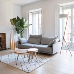 Batea M Coffee Table, Oak & White