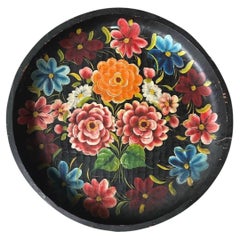 Batea michoacana pintada a mano