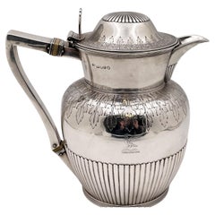 Bateman: 1812 georgianischer Krug/Kaffee aus Sterlingsilber