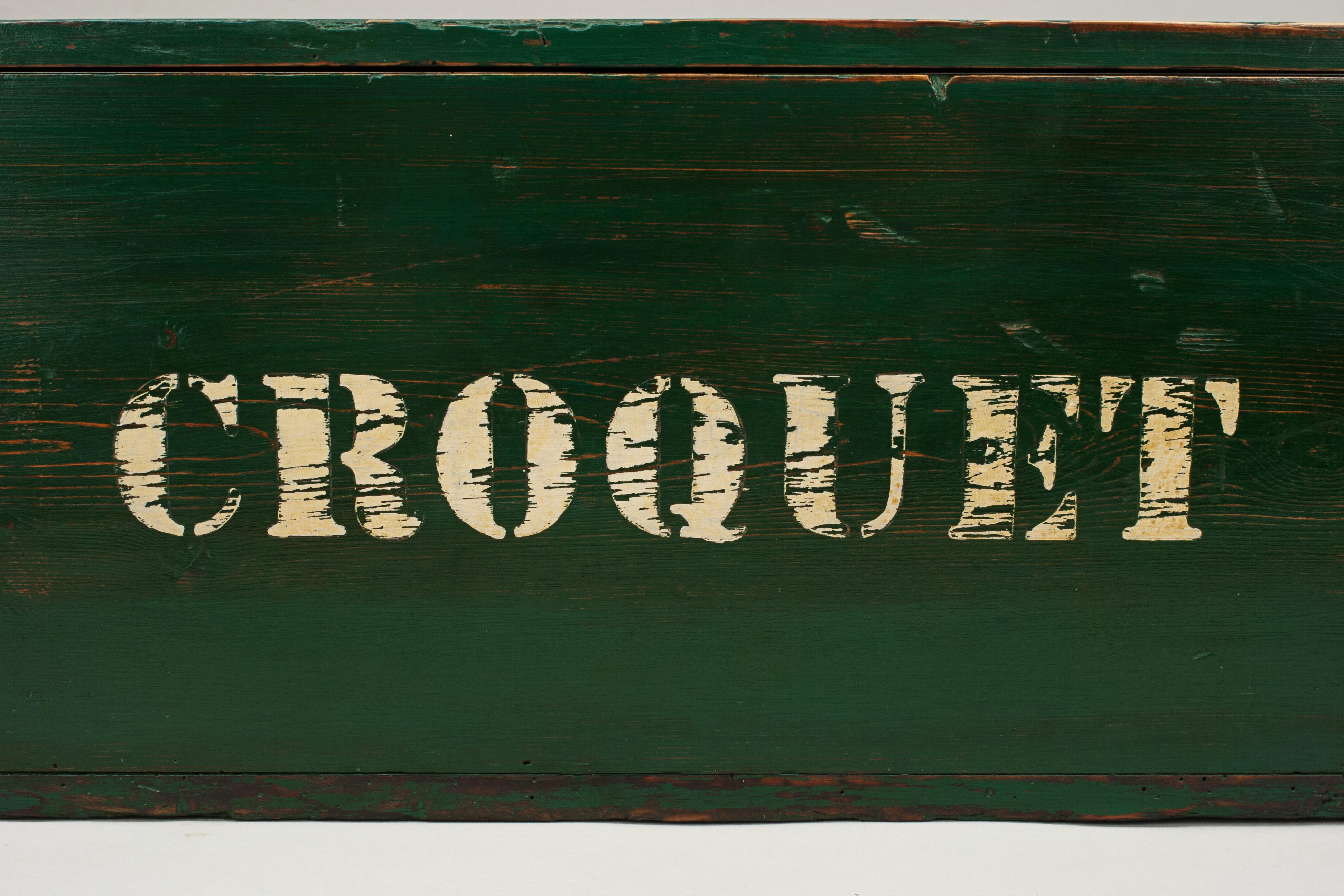 Bateman Stroud Regulation Croquet Set in Pine Box 6