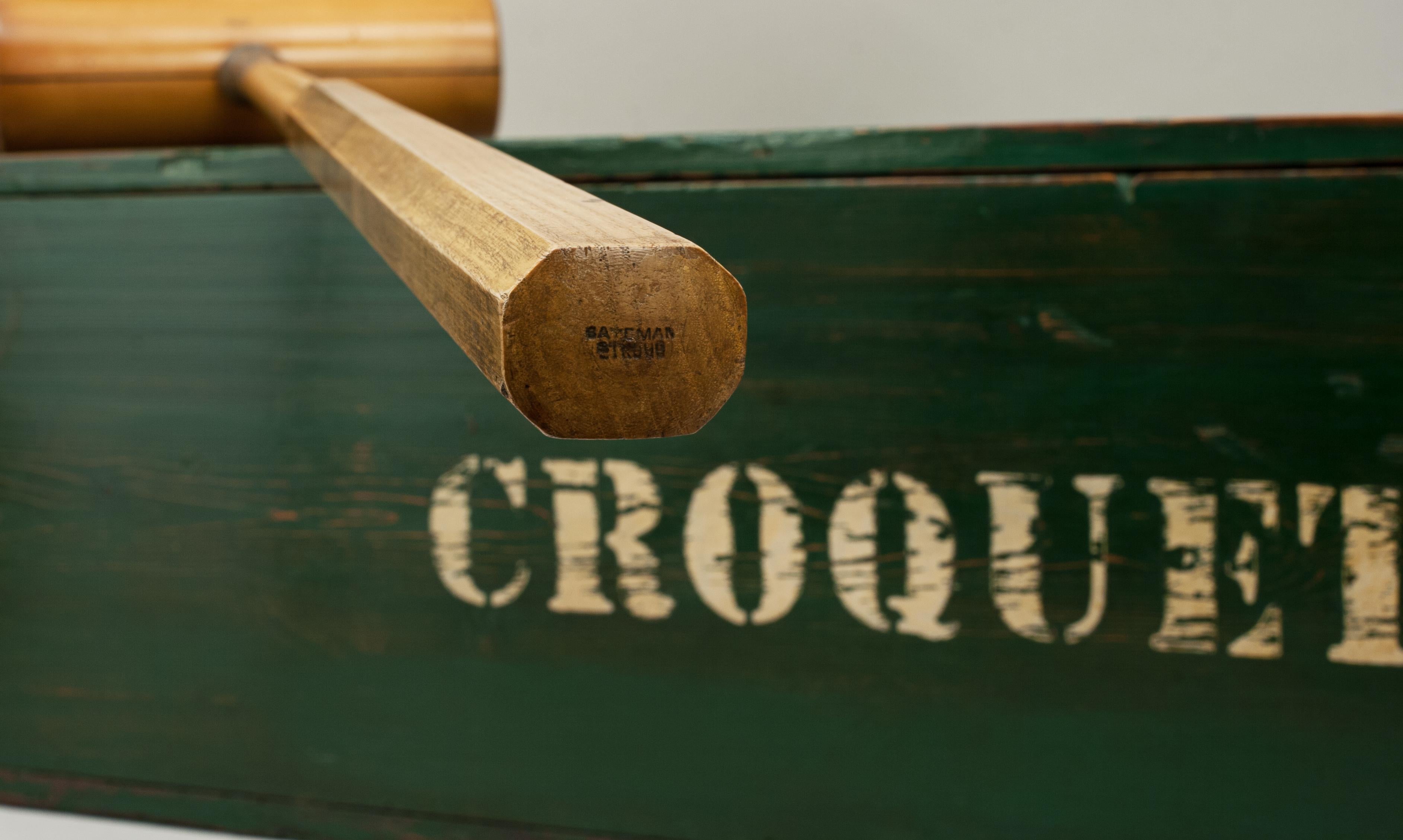 Bateman Stroud Regulation Croquet Set in Pine Box 2