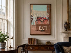 Bath 1960 British Railway Travel Poster, Eric Fraser