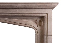 Bath Stone Fireplace in the Gothic Manner