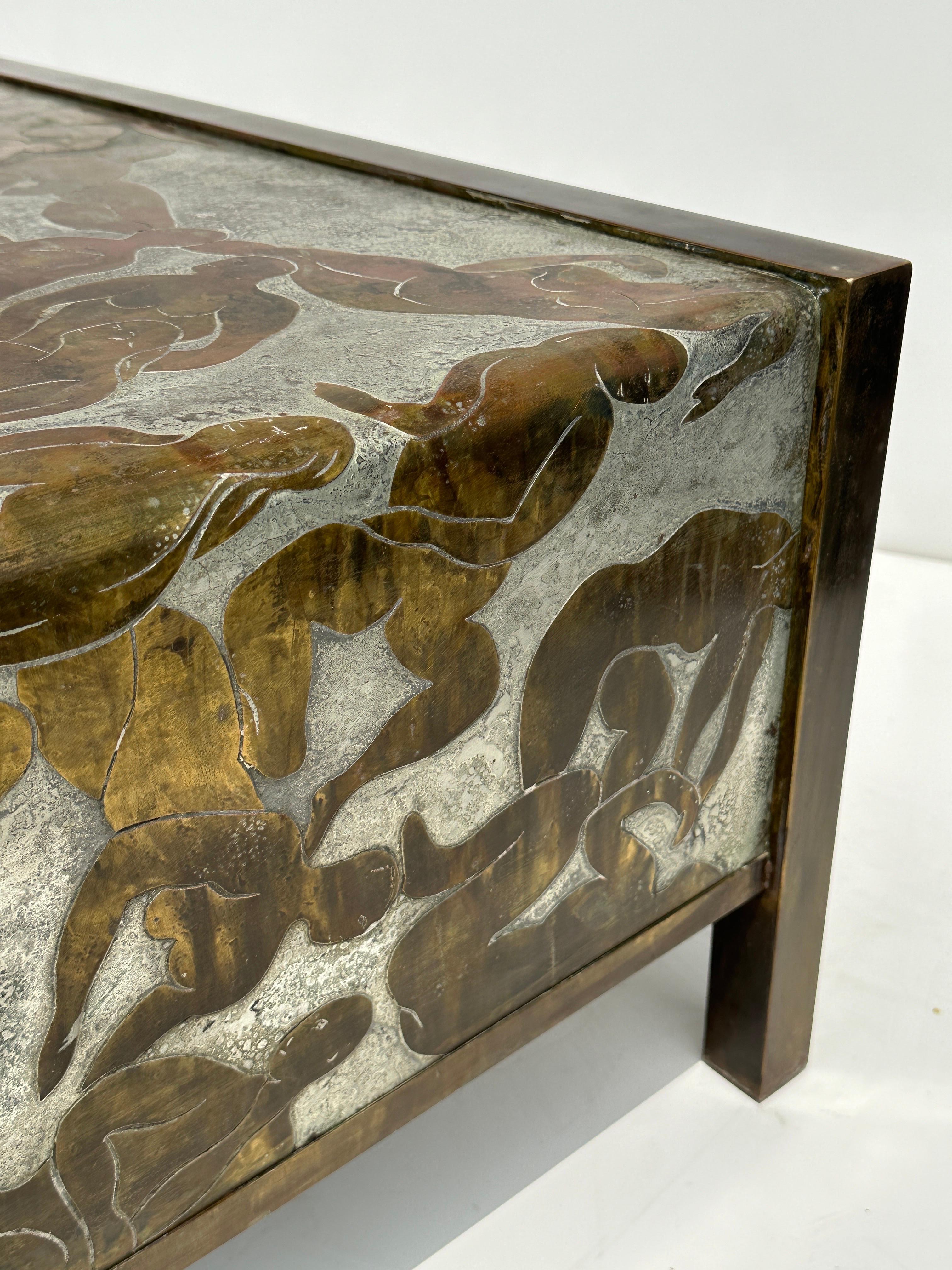 “Bathers” Coffee Table by Philip & Kelvin LaVerne For Sale 9