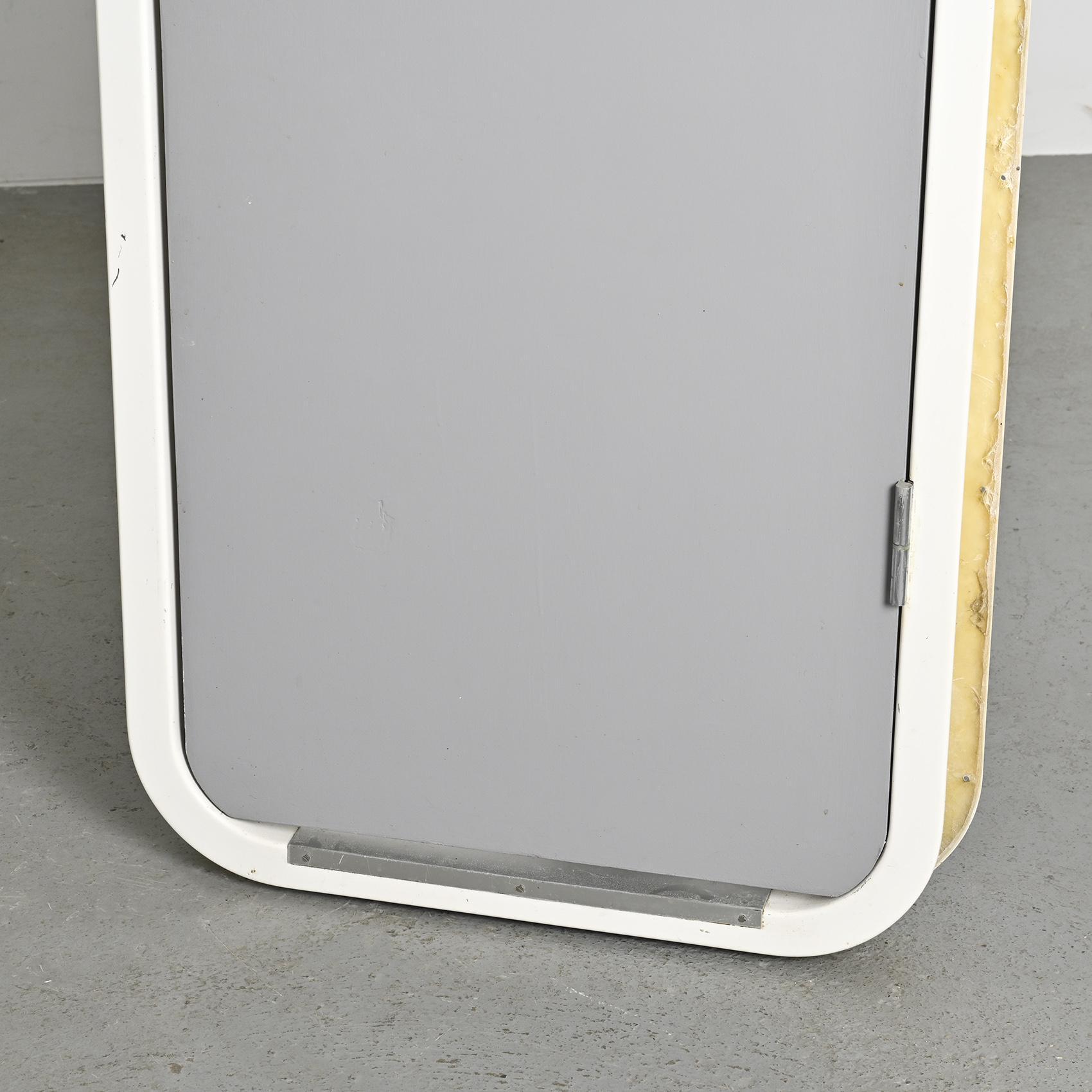 Bathroom Fiberglass Door by Charlotte Perriand, circa 1980 en Bueno estado para la venta en VILLEURBANNE, FR