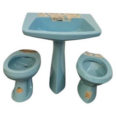 Vintage Bathroom Fixtures by Gio Ponti for Ideal Standard, 1950s