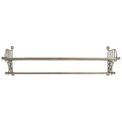 Antique Bathroom Towel Shelf, circa 1890