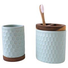 Bathroom Vanity Cup Toothbrush Holder Pistachio Green