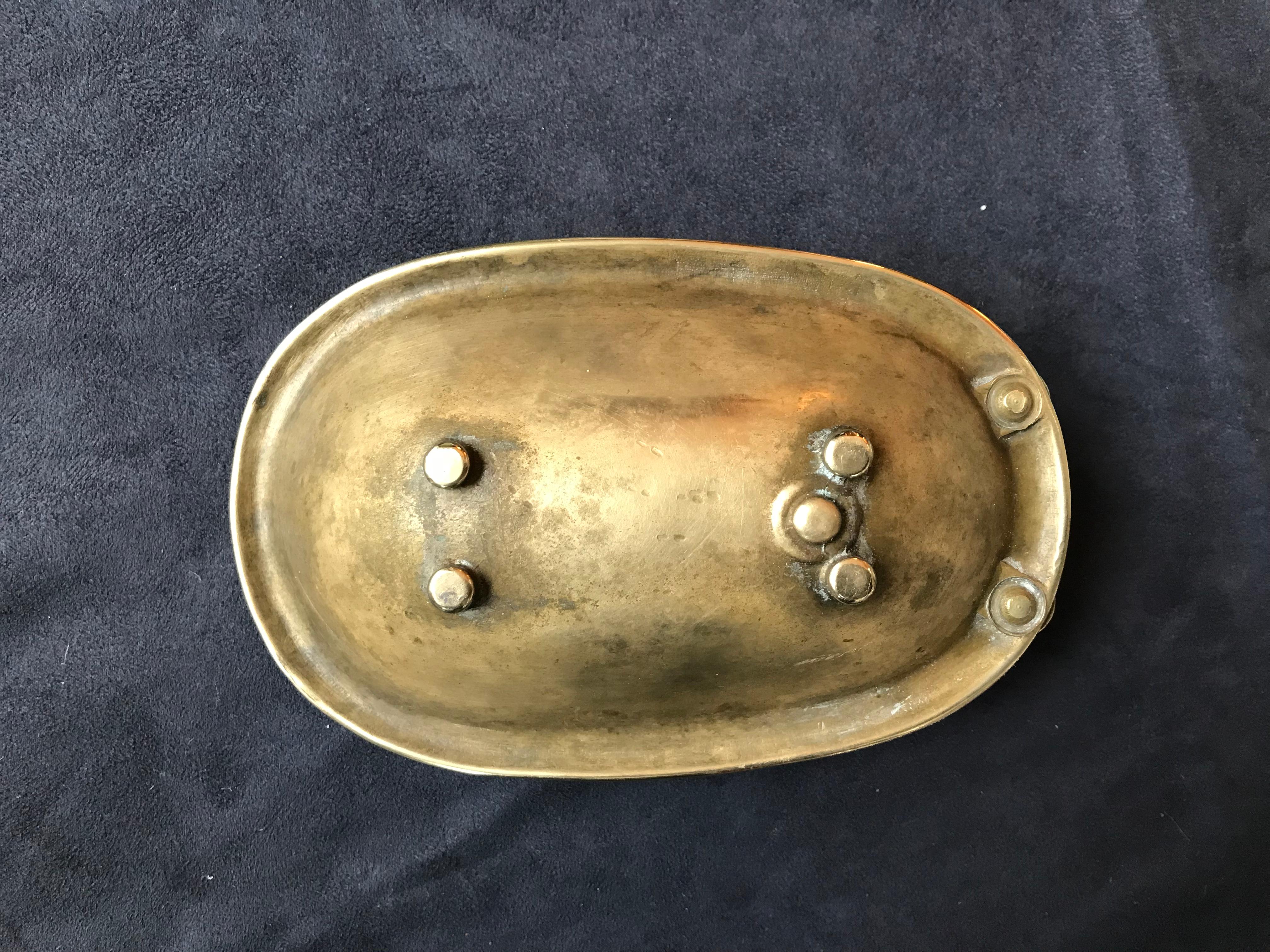 Bronze Soap Holder,  France, 1940 In Good Condition In Paris, FR
