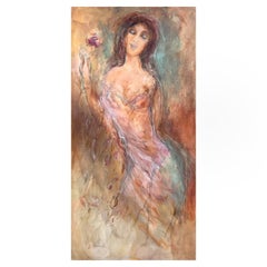 Batia Magal, peinture acrylique originale sur toile, signée à la main