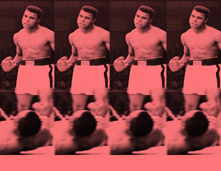 BATIK Color Photograph - Army Of Me II - Oversize signed limited edition - Pop Art - Muhammad Ali