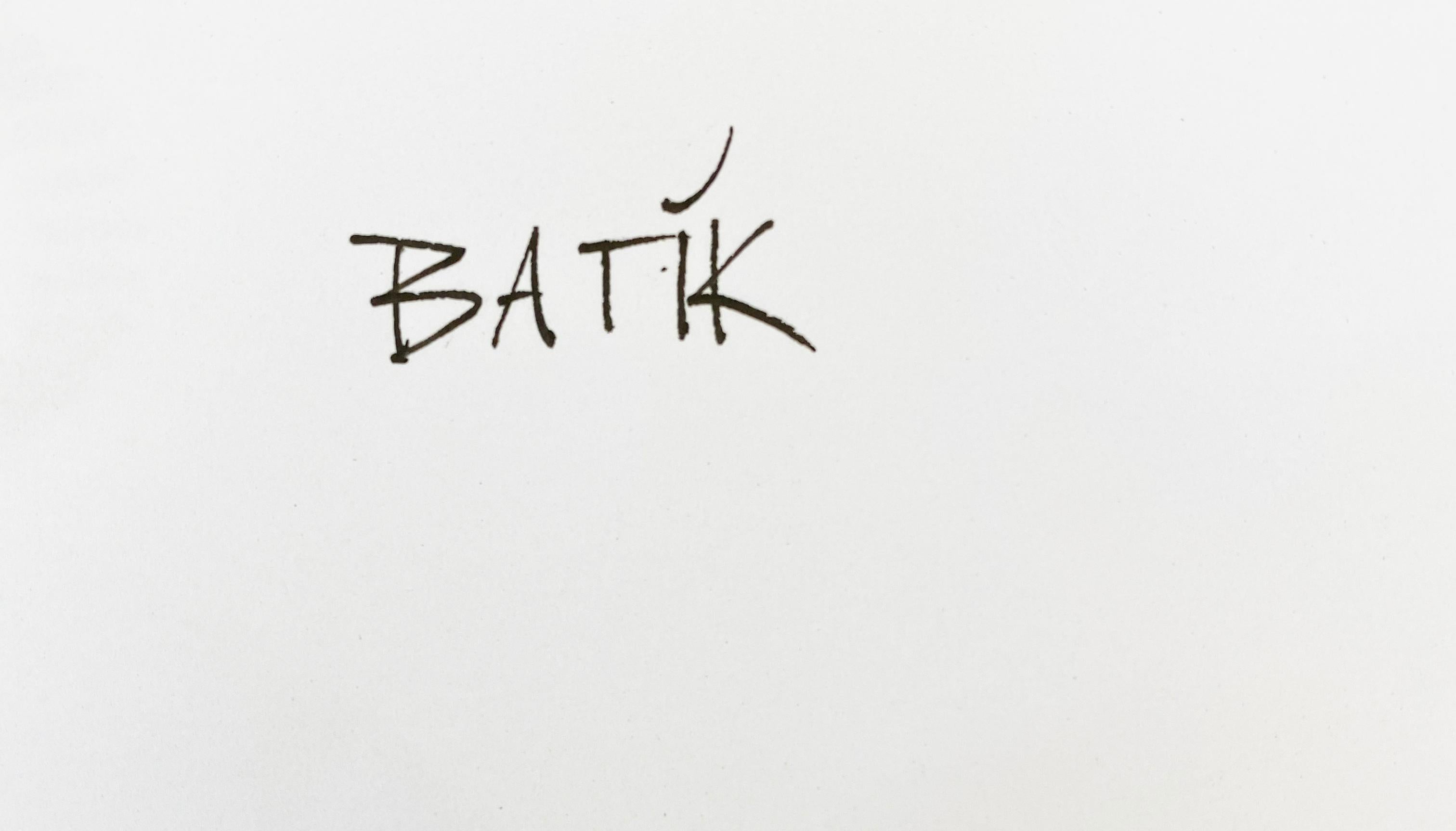 Ohh Baby!  - Handsignierte limitierte Auflage - Pop Art - Kate Moss

Archivalischer Pigmentdruck 

BATÍK ist ein in London ansässiger zeitgenössischer Pop-Art-Bildschöpfer und Künstler.

Maße 40 x 30 Zoll / 101 x 76 cm Papierformat.

Begrenzt auf 10