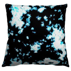 Coussin bleu Batik