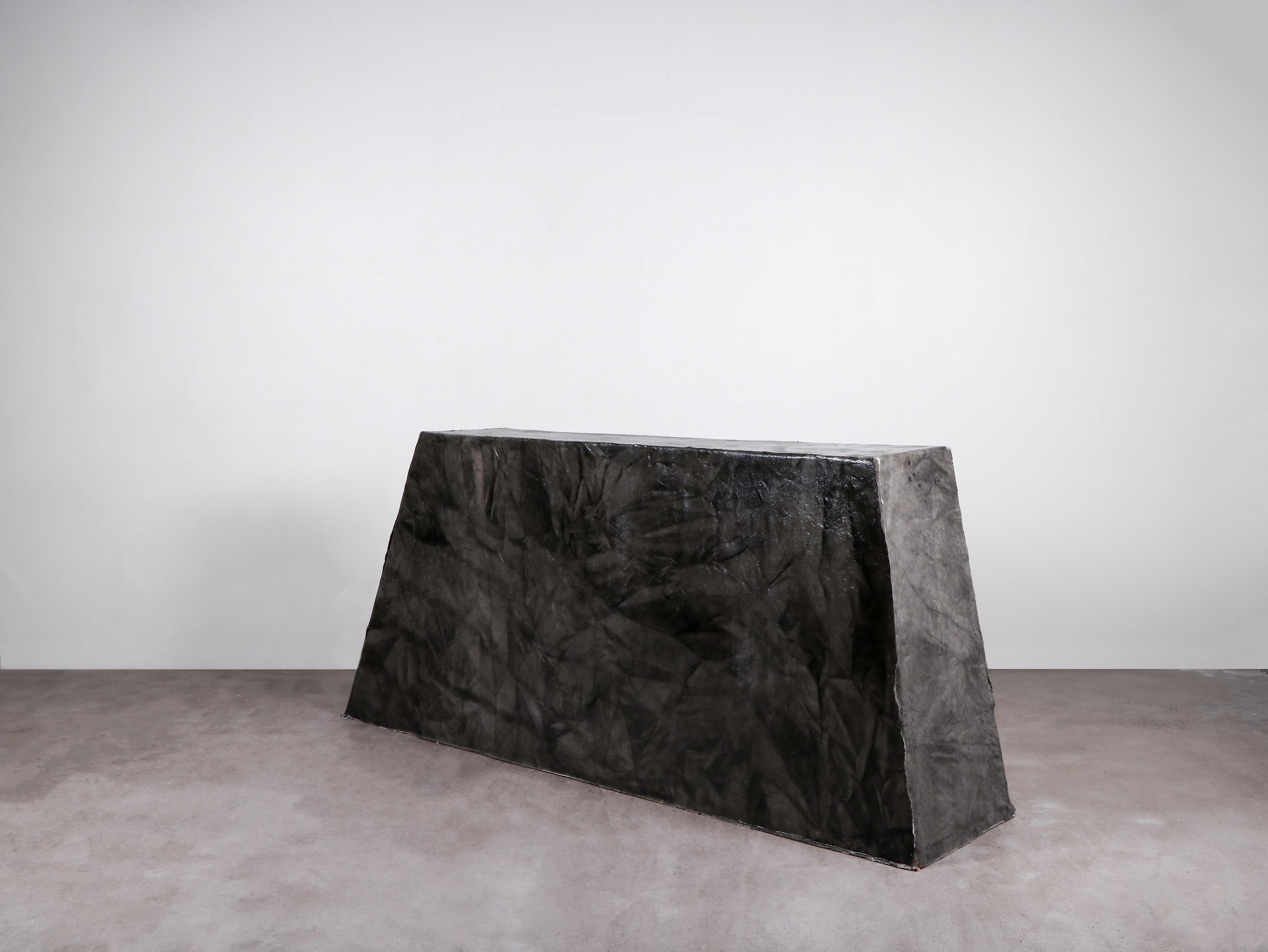 Post-Modern Batik Console by Lucas Morten