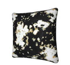 Batik Gold Velvet Pillow