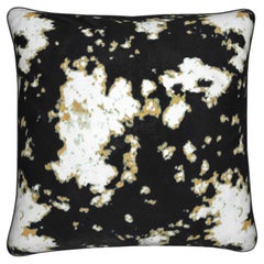 Batik Gold Velvet Pillow
