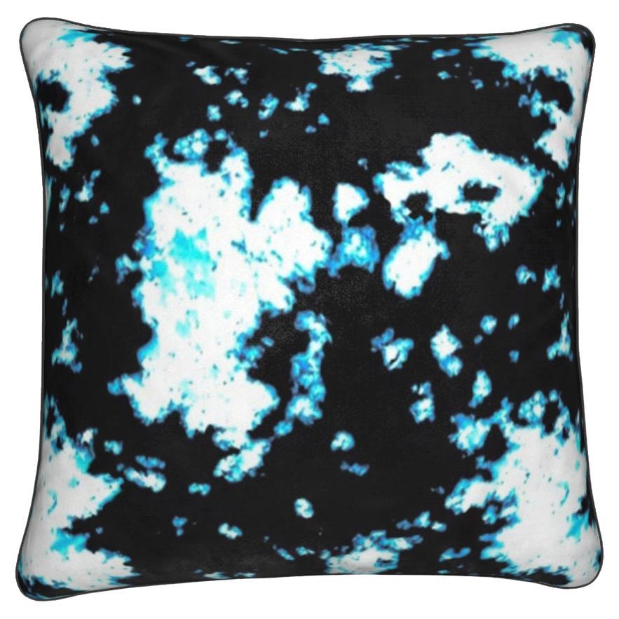 Batik-Indigo-Samt-Kissen