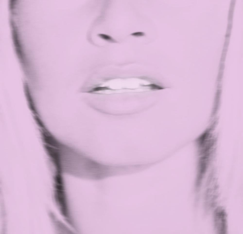 BATIK Black and White Photograph - Pink Atomic - Oversize Signed limited edition Pop Art - Brigitte Bardot