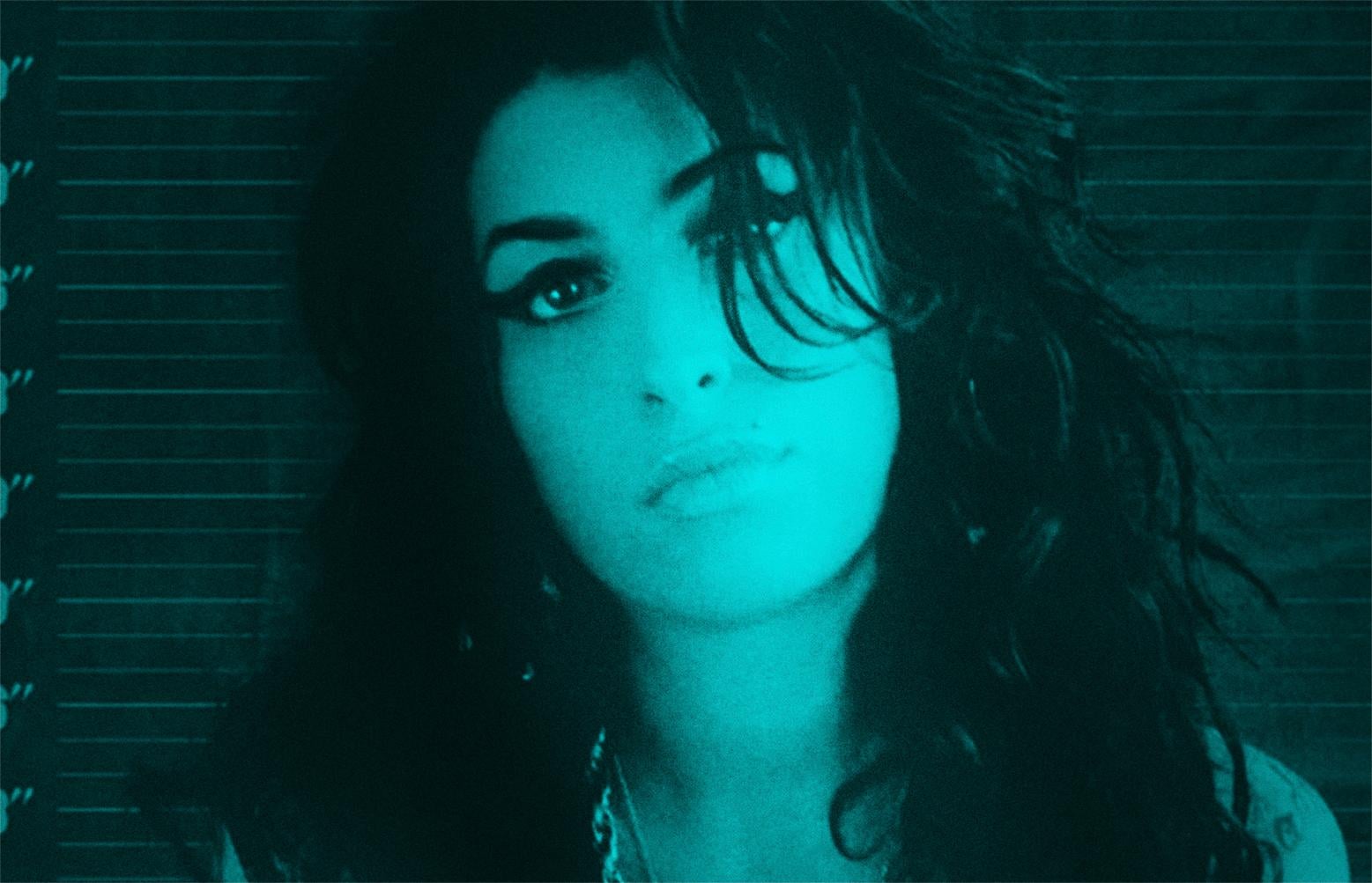 Amy Winehouse Turquoise   - Print by BATIK
