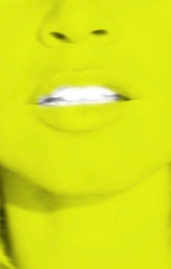 Jaune atomique - Édition limitée Pop Art signée Brigitte Bardot