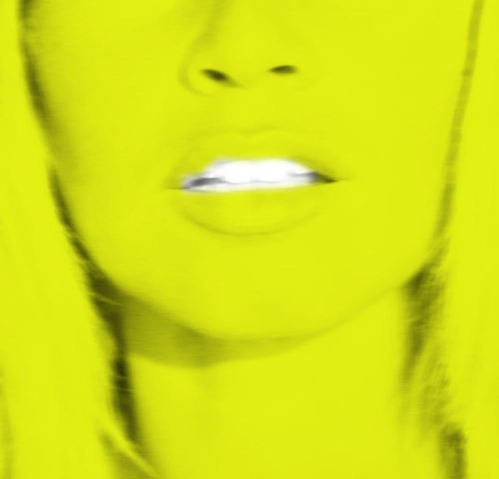 Atomic Yellow - Signed limited edition Pop Art - Brigitte Bardot