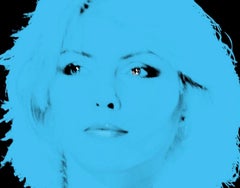 Blondie Blue by BATIK Übergroßer limitierter Druck
