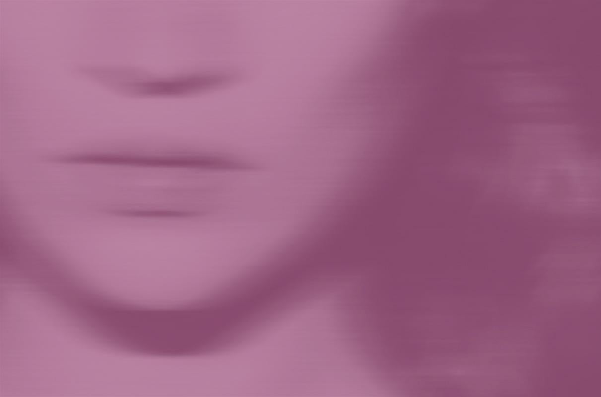 Kirsche Kate  - Übergroße, limitierte Auflage - Kate Moss Pop Art  (Pink), Color Photograph, von BATIK