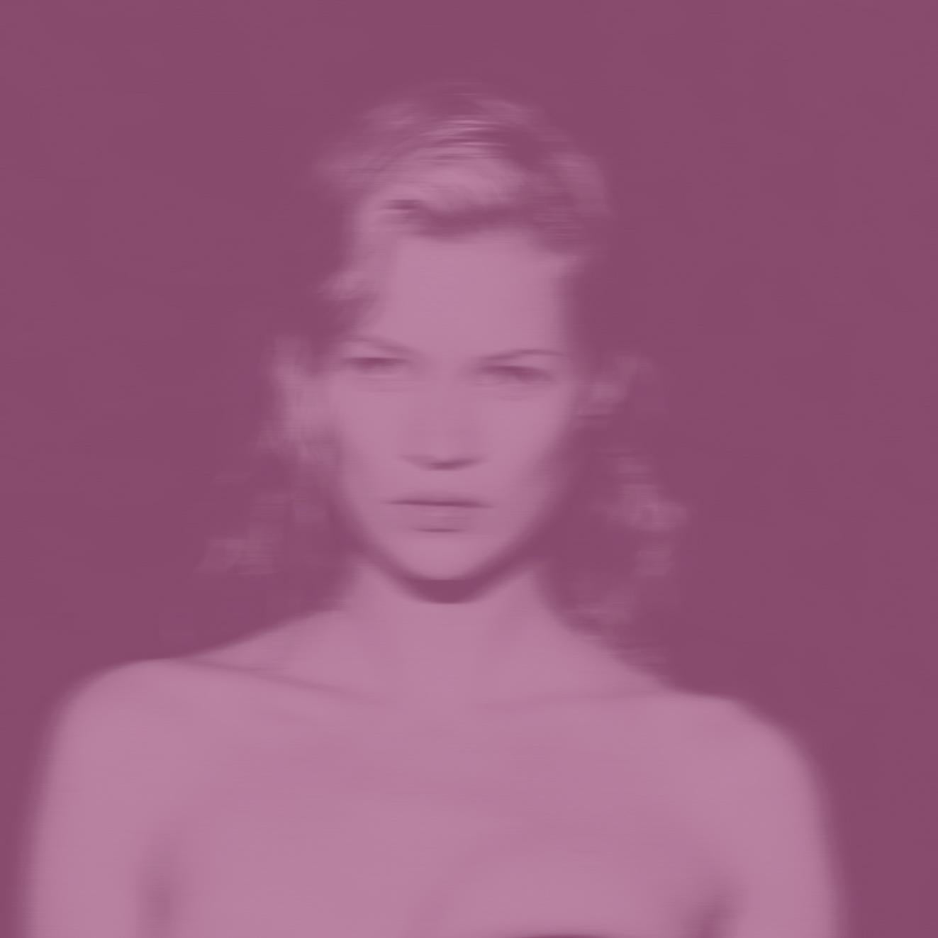 BATIK Color Photograph – Kirsche Kate  - Übergroße, limitierte Auflage - Kate Moss Pop Art 