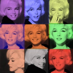 Nine Of One   - Signed limited edition Pop Art - Marilyn Monroe