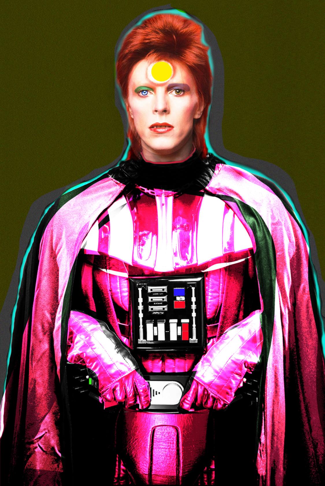 David Bowie als Darth Ziggy Pink  - Signierte limitierte Auflage – Art von BATIK