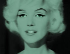 Smaragd Marilyn von BATIK Übergroßer limitierter Druck