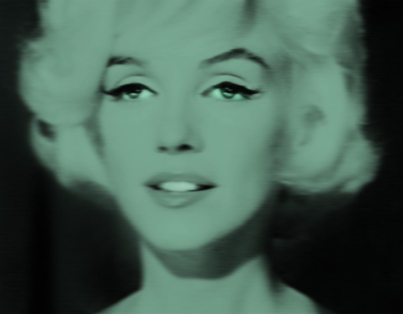 Marilyn d'émeraude  - Pop Art en édition limitée signée Marilyn Monroe
