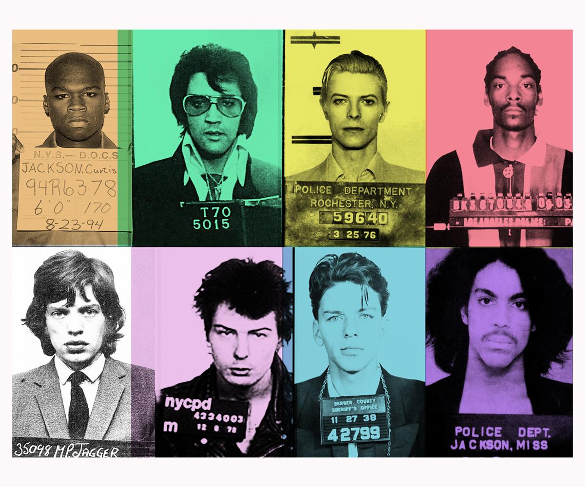 Fun Loving Criminals II by BATIK signed limited edition POP ART print 

Paper Size Oversize 40 x 30" inches / 101 x 76 cm
Signed & numbered by artist on front
Archival Pigment print 
Limited to 10 only 

Featuring police arrest mugshot photos of