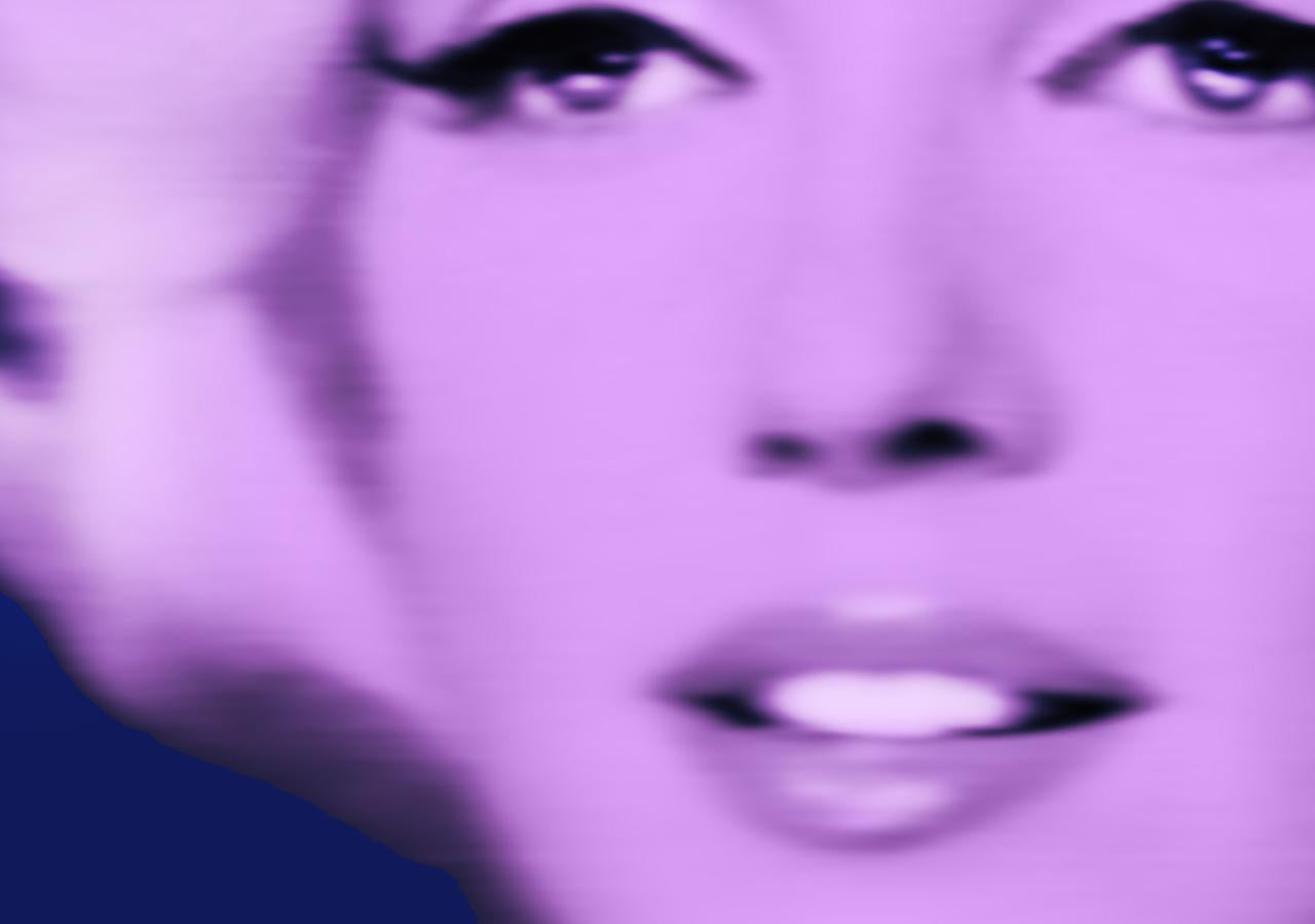 Lavender Marilyn II - Marilyn Monroe Oversize Pop Art - Print by BATIK