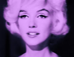 Lavendel Marilyn  Signierte limitierte Auflage von Pop-Art – Marilyn Monroe