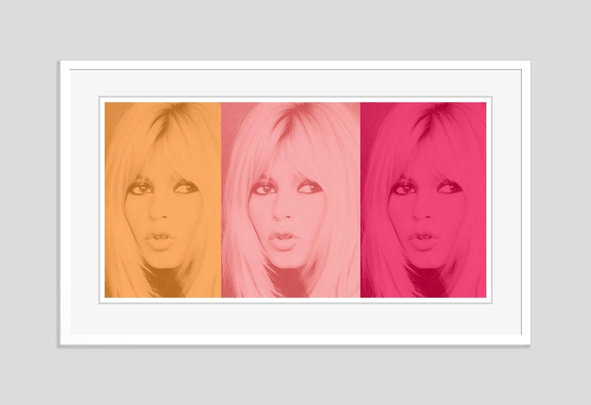 Pink Bardot Triptych by BATIK For Sale 2