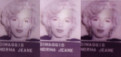 Lila Marilyn Triptychon - Marilyn Monroe Pop Art
