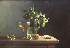 Flower Composition 1 - modern still life realism artwork oil painting original