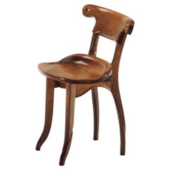 Batlló Chair, By Antoni Gaudí, Varnished Oak, Spanish Modernism