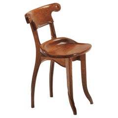 Chaise Batlló, par Antoni Gaudí, Chêne verni, Modernisme espagnol