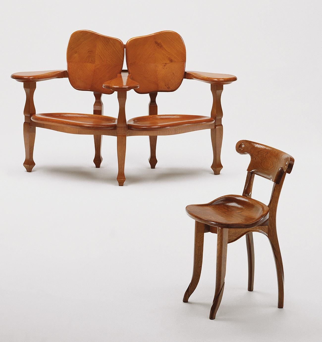 Moderne Ensemble de chaises Batllo d'Antonio Gaudí en vente