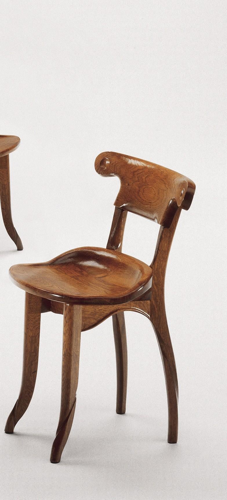 Modern Batllo Chair Set by Antonio Gaudí