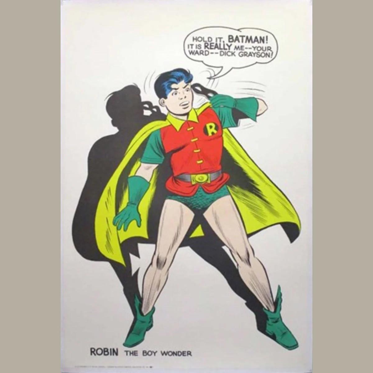 Batman (1960er Jahre)
Original ein Blatt (27 x 41 Zoll)

 Ein echtes Statement! Batman und Robin Poster - US Leinen zurück 1-Blatt-Stil 