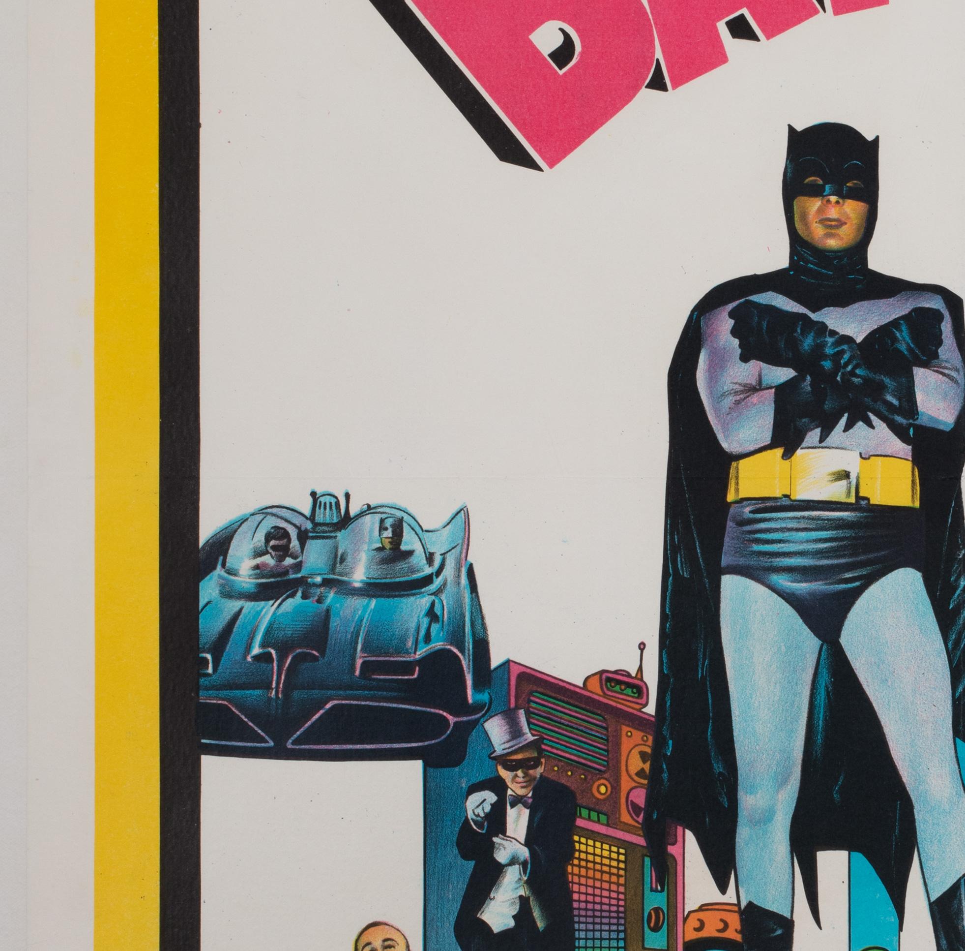 Batman 1966 Argentinian Film Poster In Good Condition For Sale In Bath, Somerset
