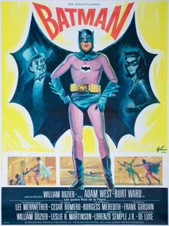 Batman 1966 French Grande Film Poster, Boris Grinsson