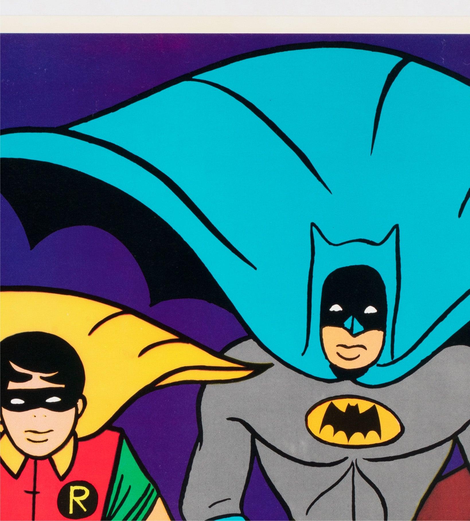 Batman 1966 TV Series Opening Credits Animation Poster im Zustand „Hervorragend“ im Angebot in Bath, Somerset