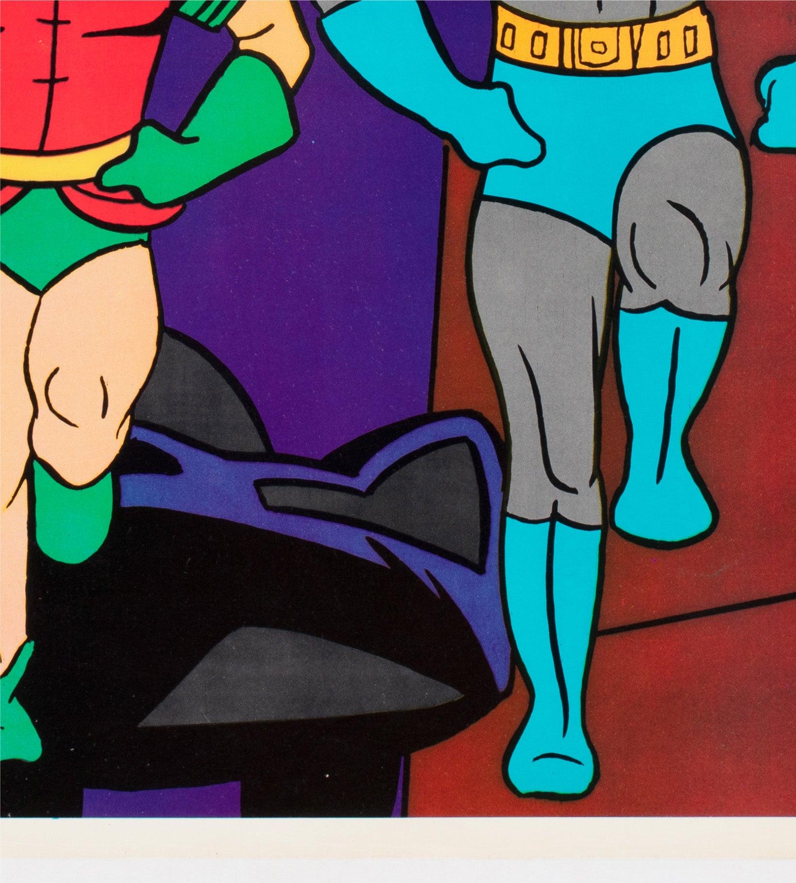 Batman 1966 TV Series Opening Credits Animation Poster im Angebot 1