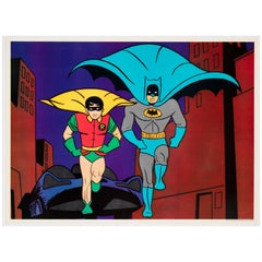 Batman 1966 TV Series Opening Credits Animation Poster