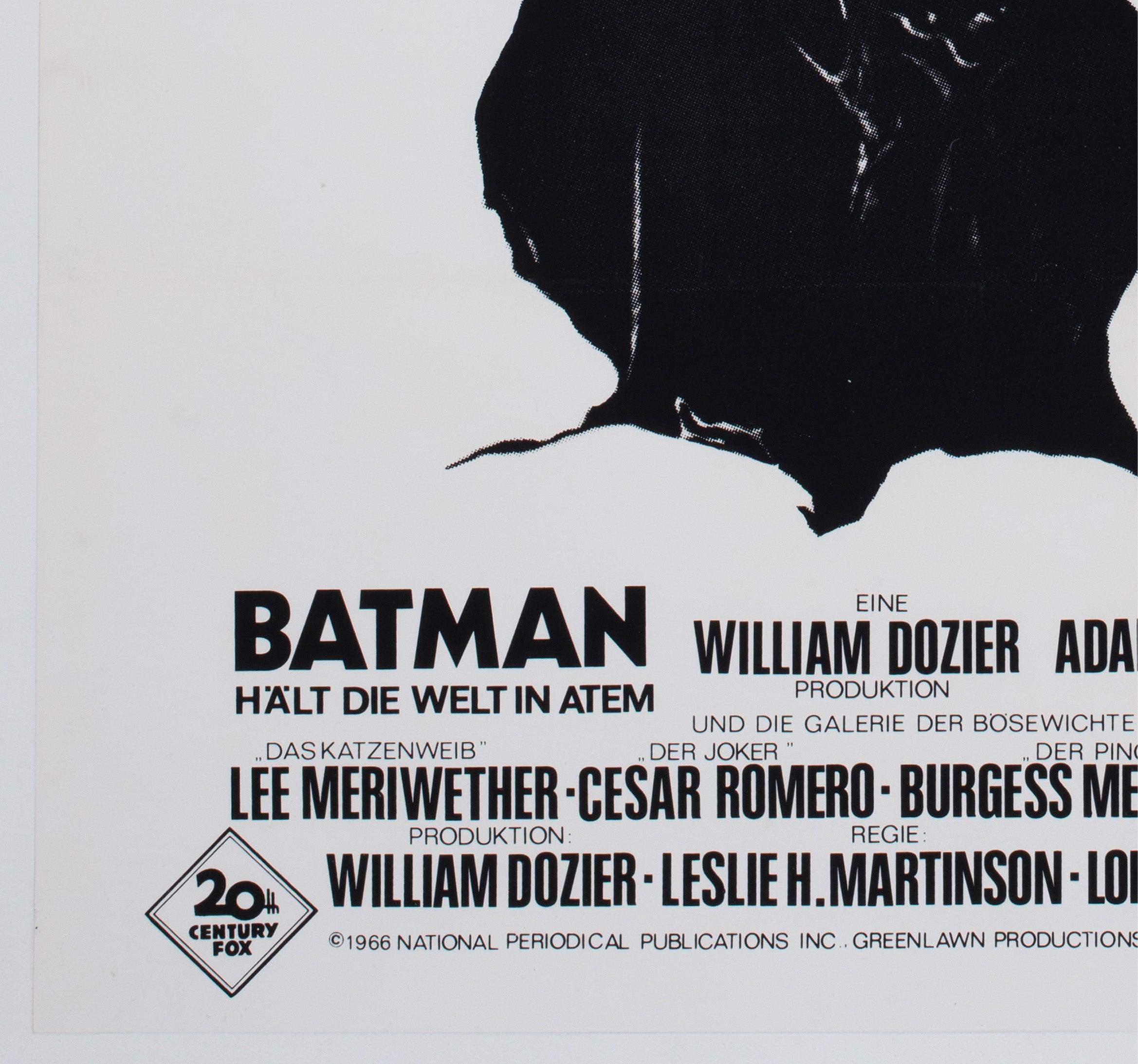 Batman 1970s German A1 Film Poster, Klaus Rutter For Sale 2